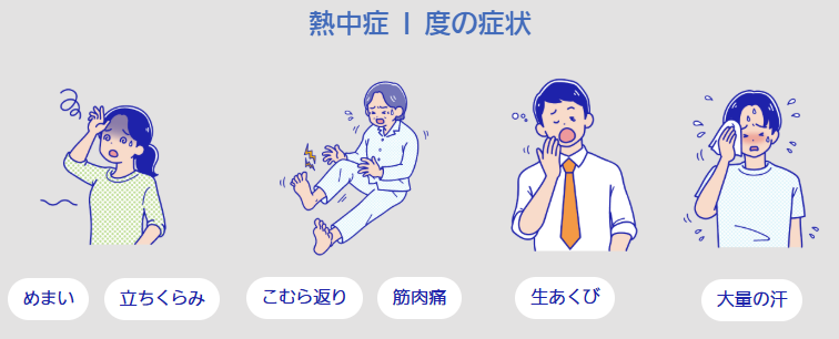 熱中症I度の症状